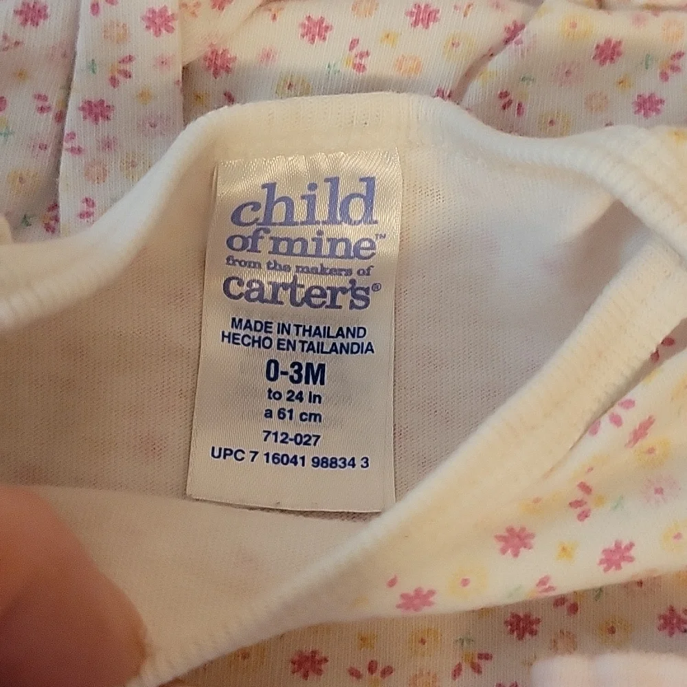 Size 0-3 Months Sleeper Gowns